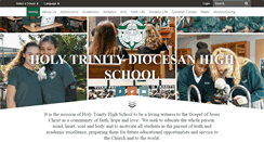Desktop Screenshot of holytrinityhs.org